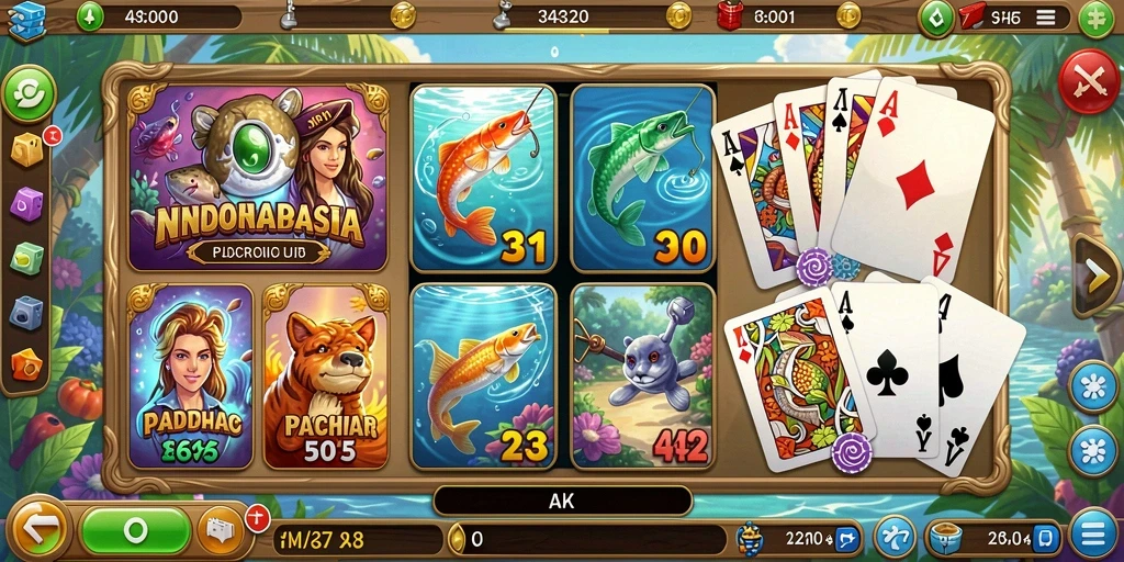 Tampilan mesin slot yang menarik dan beragam.