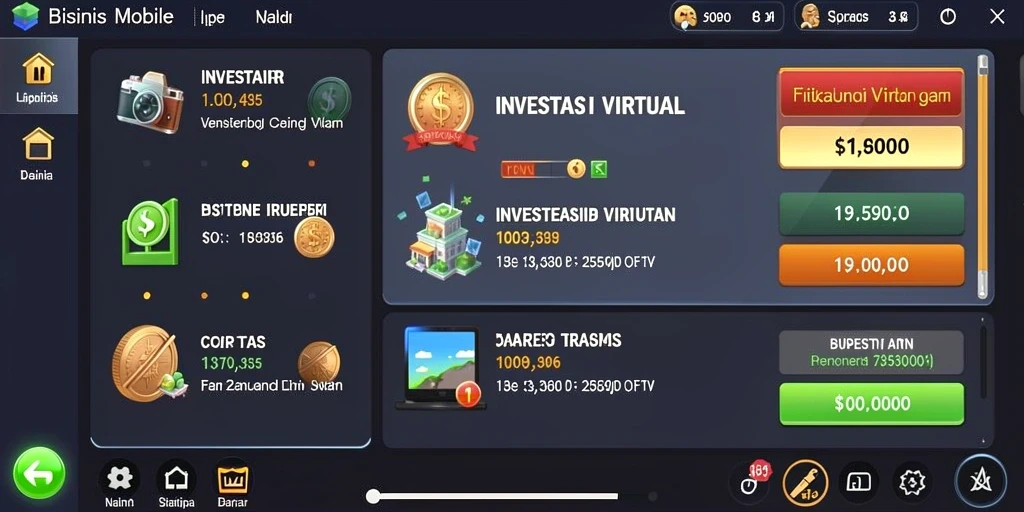 Tampilan awal permainan yang menarik.