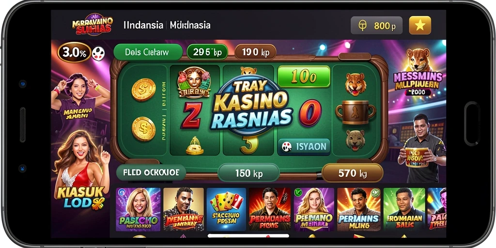 Tampilan awal 8QR yang menarik dan mudah dinavigasi.