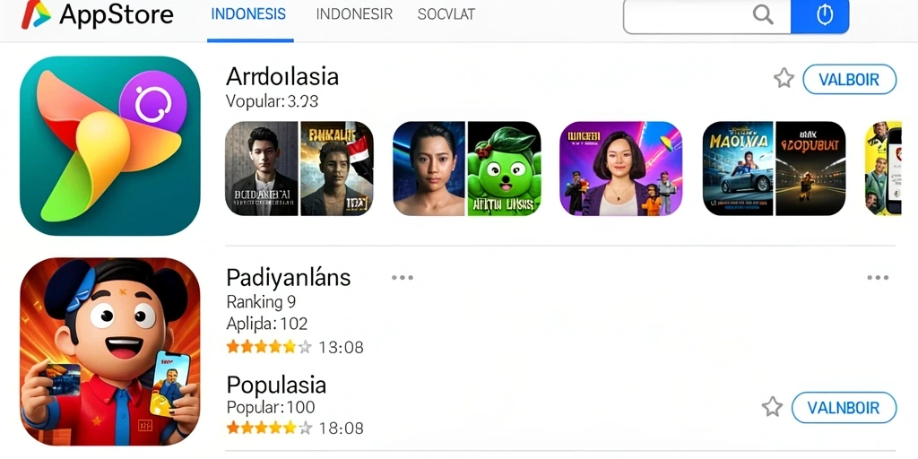 Tampilan karakter utama yang menarik dan penuh warna.