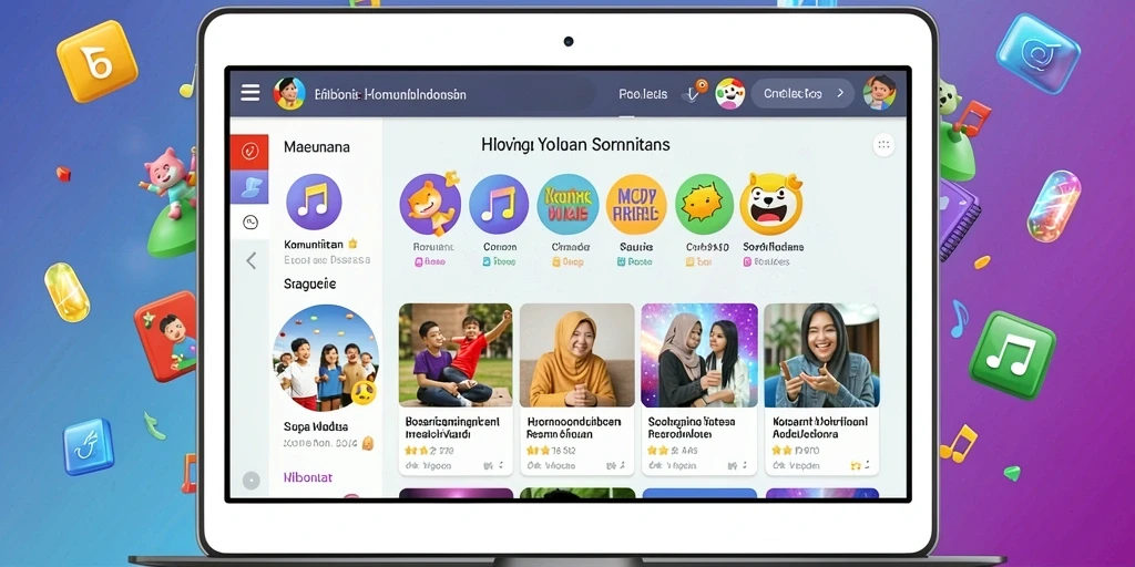 Tampilan antarmuka pengguna yang intuitif.