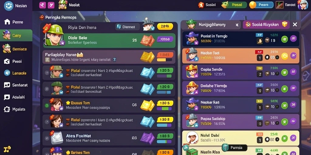 Tampilan level pertama dengan desain yang menarik.
