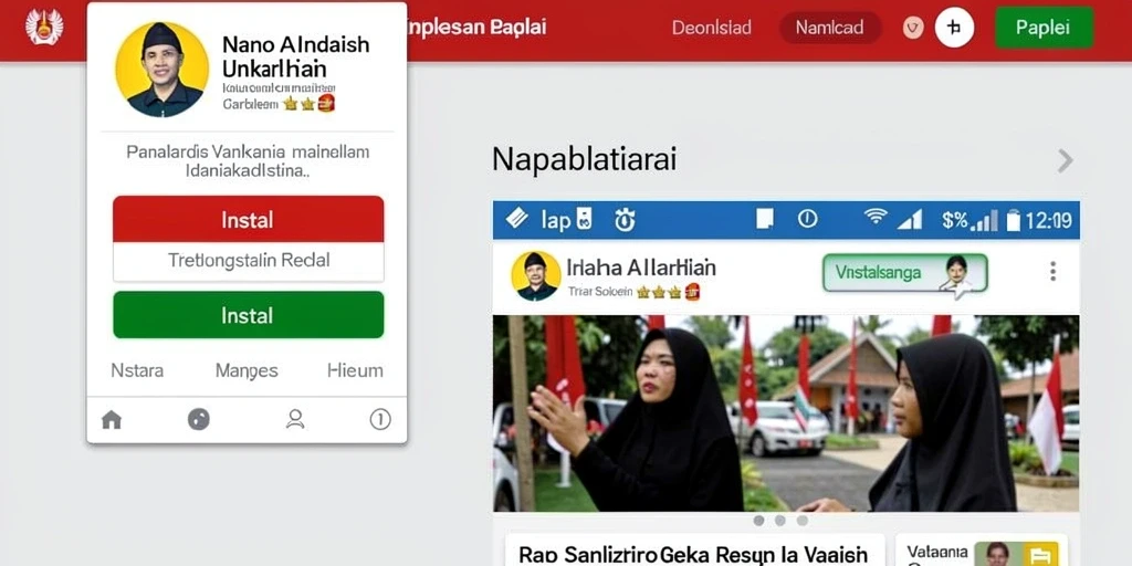 Tampilan menu utama HALIMTOTO yang interaktif.