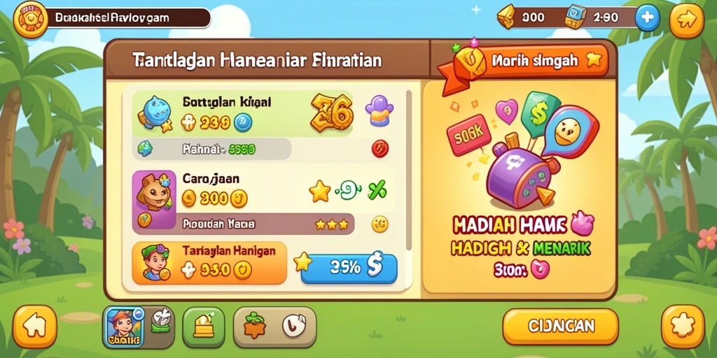 Tampilan antarmuka yang menarik dan user-friendly.