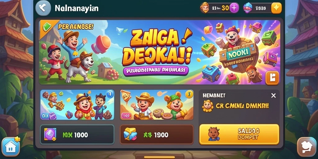 Tampilan antarmuka yang sederhana dan menarik.