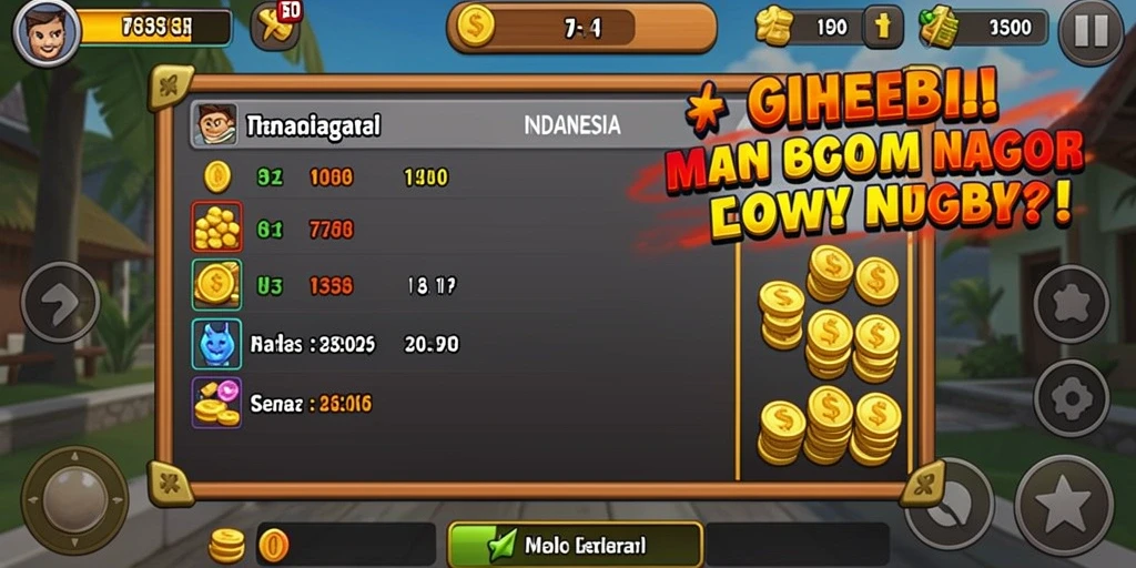 Tampilan awal PISANGBET yang menarik dan mudah dinavigasi.