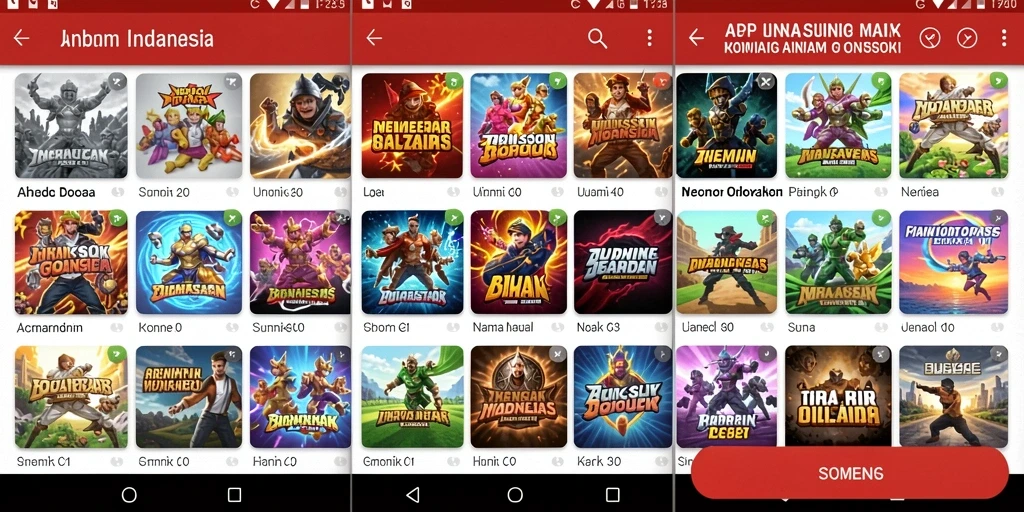 Tampilan grafis yang memukau di dalam game.