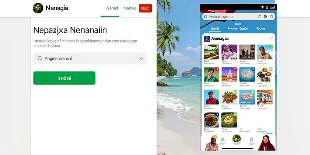 Tampilan antarmuka pengguna yang intuitif dan menarik.
